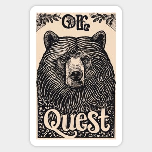 grizzly quest Sticker